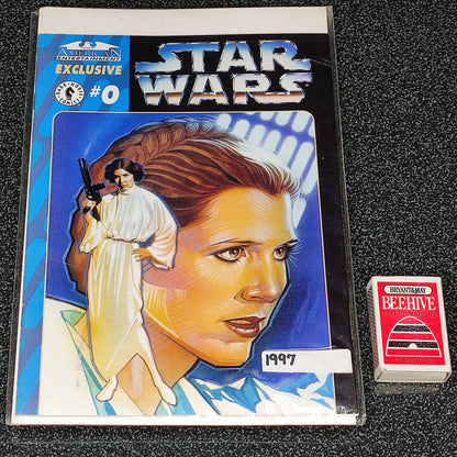 Star Wars trading card featuring a character from the franchise on a dark textured background