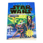 Book cover of 'The Empire Strikes Back' from 'Classic Star Wars' series on a dark textured background