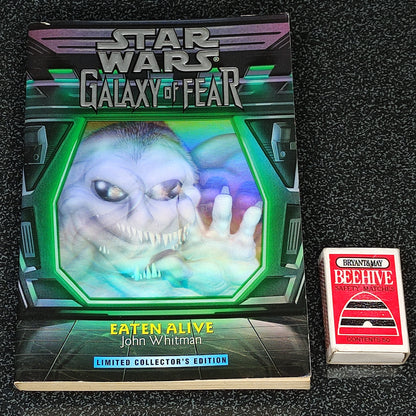 Star Wars Galaxy of Fear book with a limited collector's edition label on a dark textured surface.