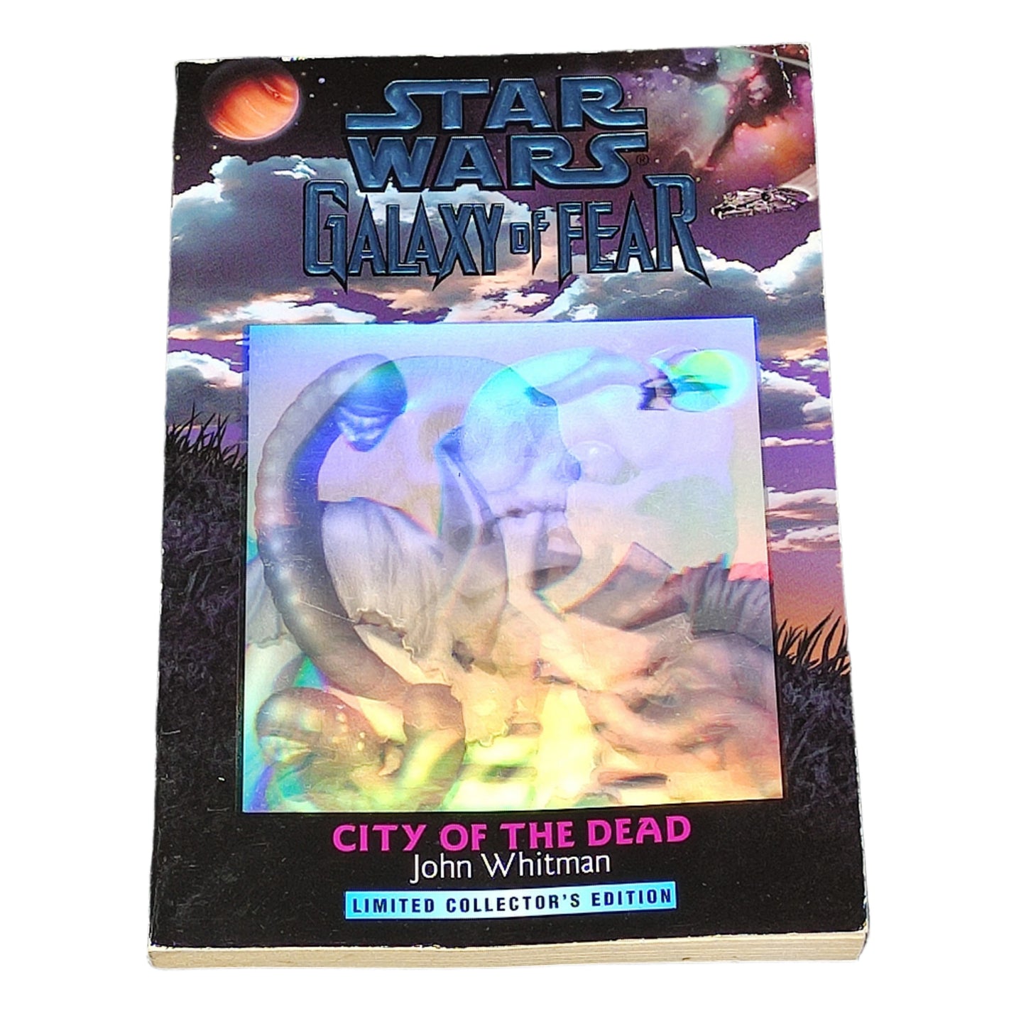 Star Wars Galaxy of Fear book cover with colorful illustration on a textured black background