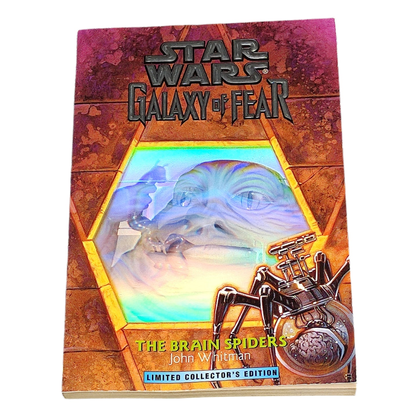 Star Wars Galaxy of Fear book cover with a creature and robot on a dark textured background