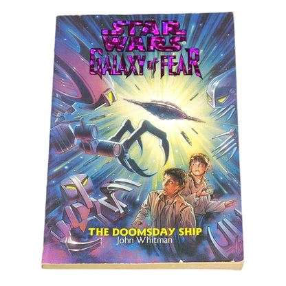 Book cover of 'Star Wars: Galaxy of Fear' on a textured black surface