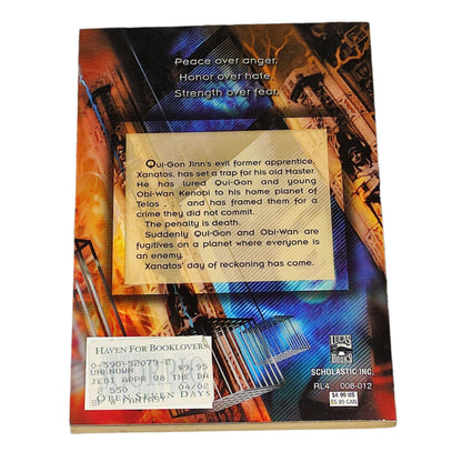 Booklet with text and graphics on a dark textured background