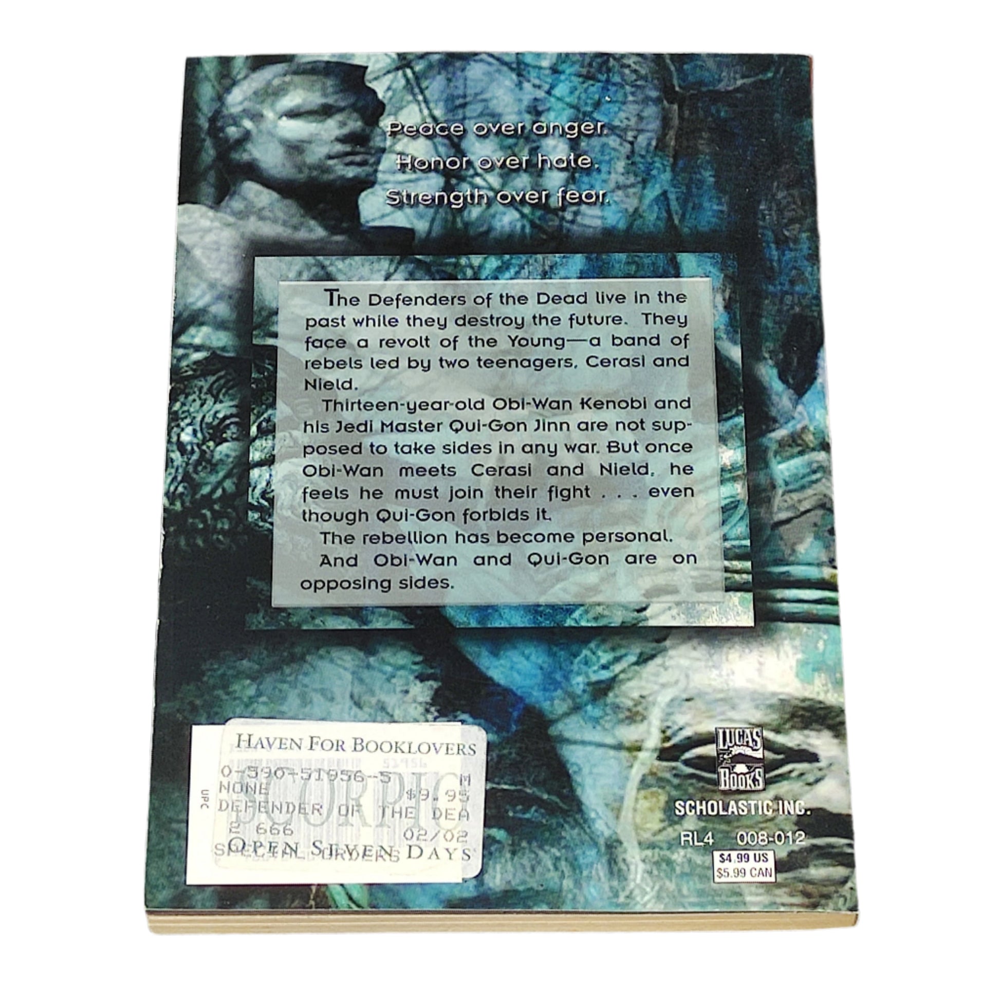 Book cover with text and illustrations on a dark textured background