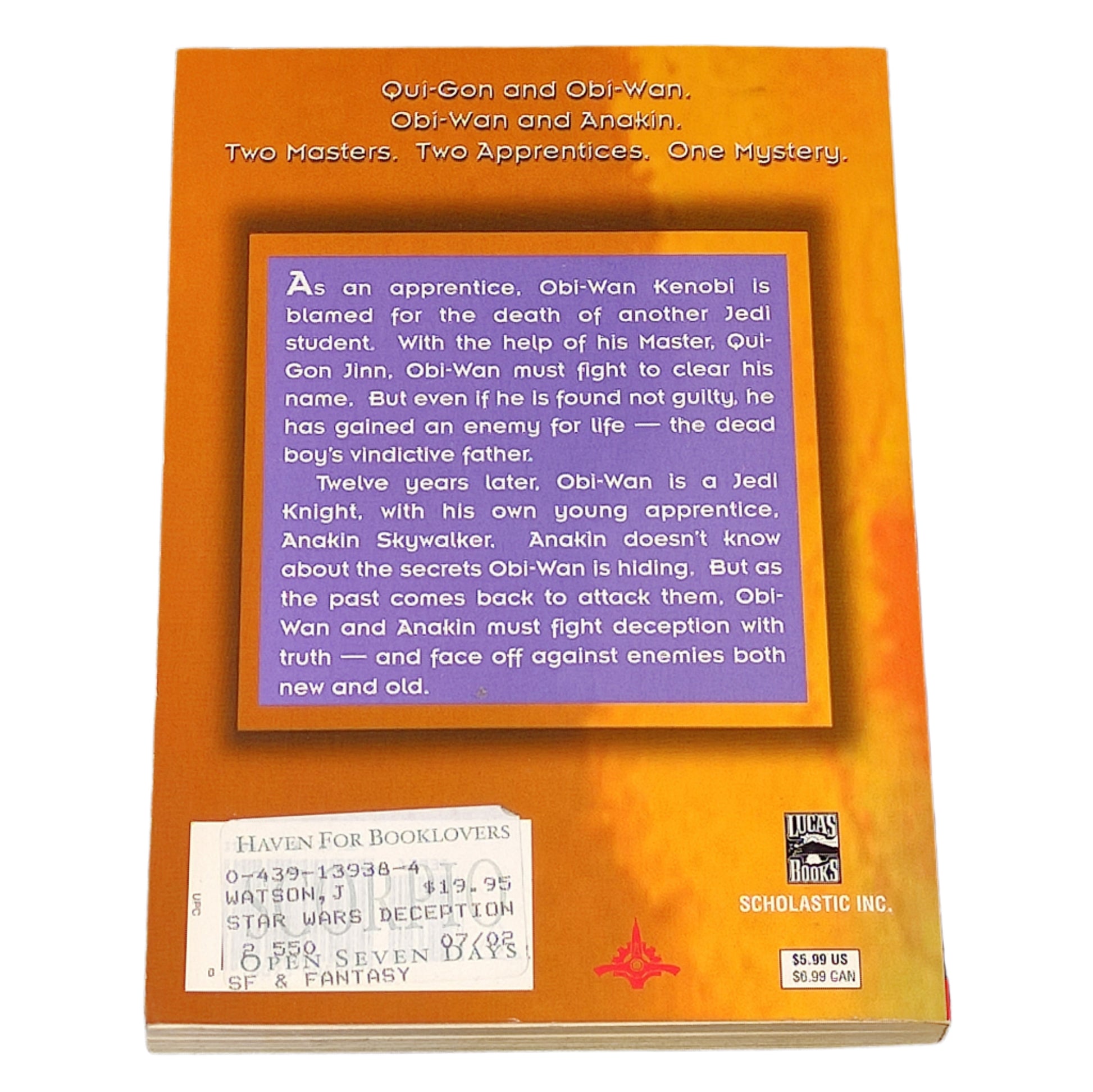 Book cover with text and branding on a textured surface