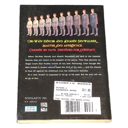 Back cover of a book with character illustrations and text on a textured black surface