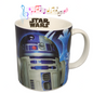 Star Wars musical mug with R2-D2 design on a white background