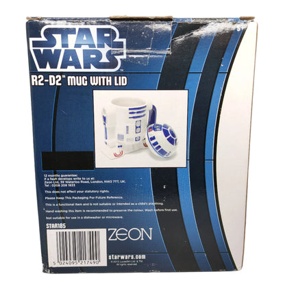 Star Wars R2-D2 mug packaging with branding and product image on a white background