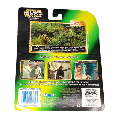 Star Wars: Princess Leia and Wicket The Ewok 3.75" Figures (1997 Kenner)