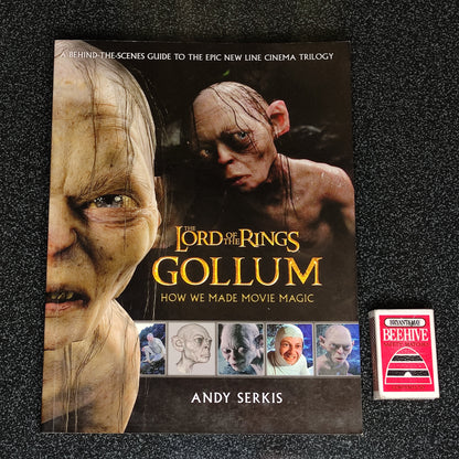 Book titled 'Gollum: How We Made Movie Magic' by Andy Serkis.