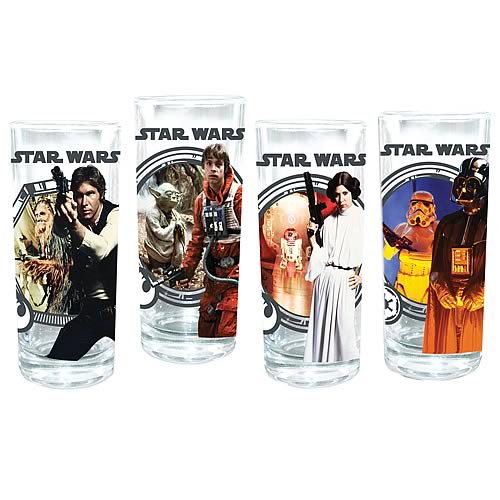 STAR WARS The Empire Strikes Back: Glass Tumbler (4-Pack)